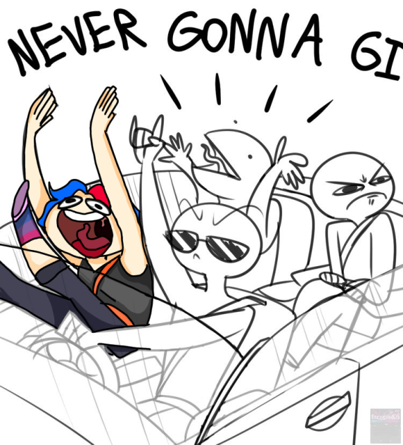 Never gonna give you up Collab