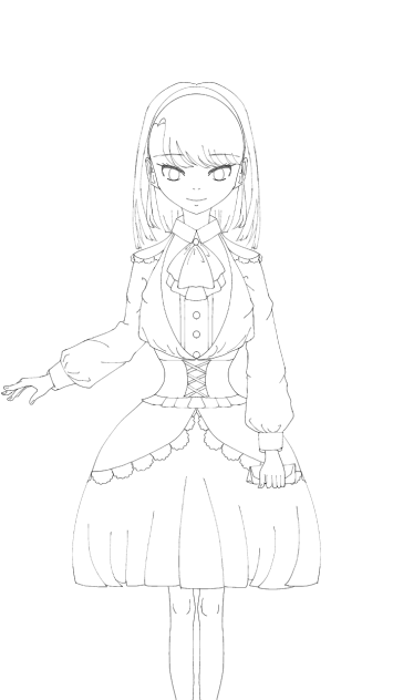 塗り絵（こんにちは）