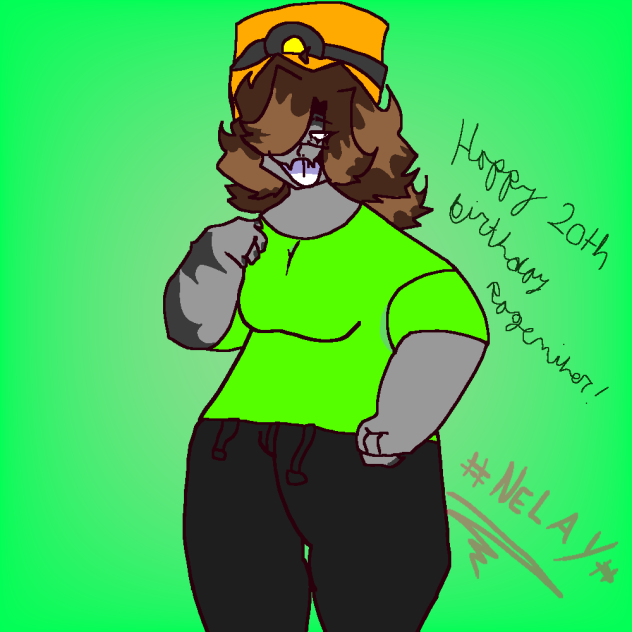 Birthday speed paint for RAGEMINER!!☘️❤️