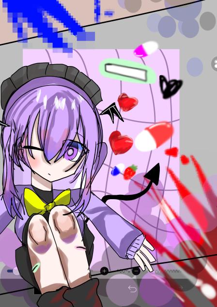 飛び出た悪魔💜🎀🪓