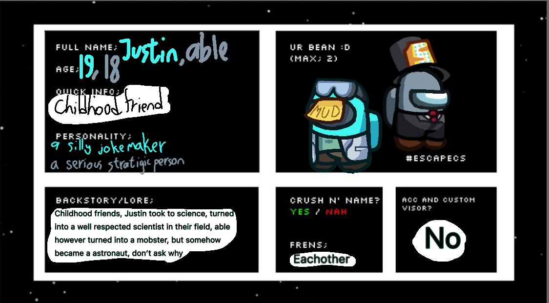 Uuuuuhhhhhhh… character sheet again - ibisPaint