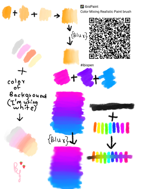 Color mixing Realistic Paint Brush