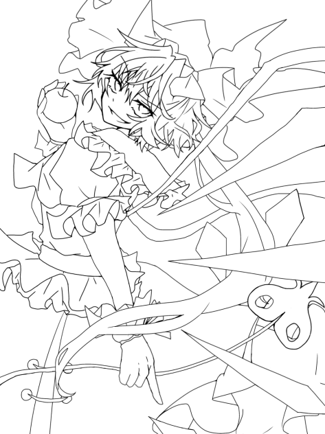 線画フランさん