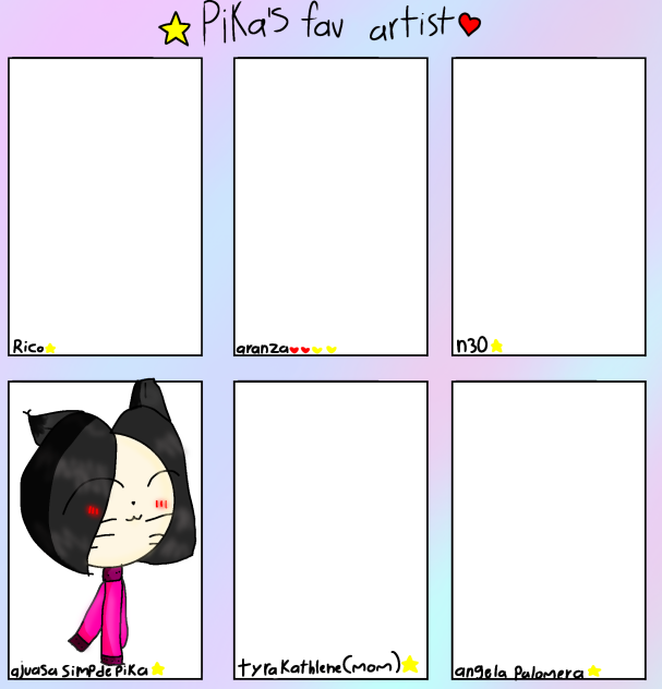 Pika's fav artist
