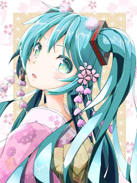 ちょっと初詣っぽい初音ミク