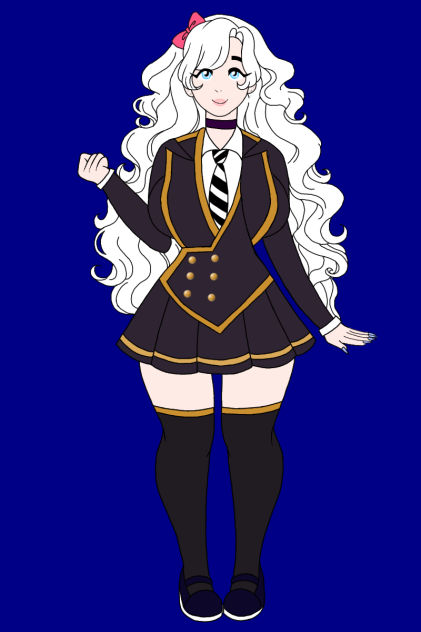 IceHeart as a chubby girl in Disney Twst