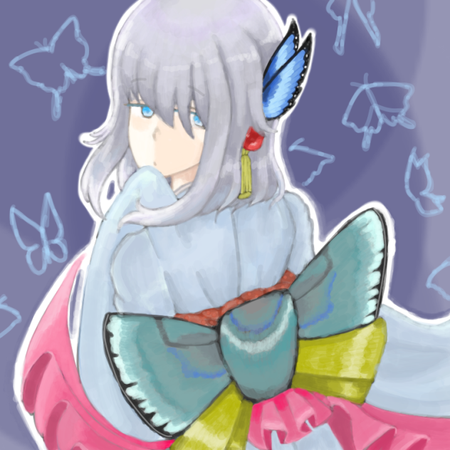 蝶のような