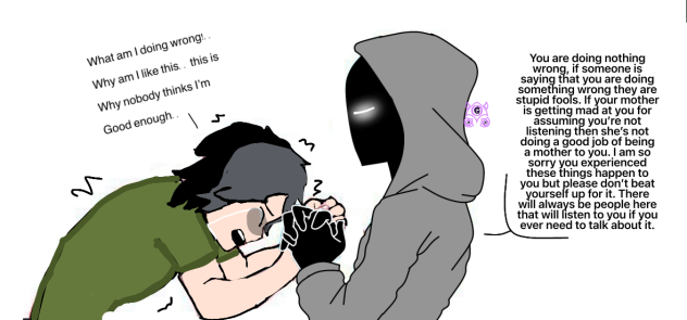 Comforting Melissa Sinmons collab