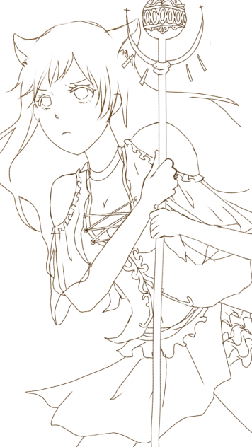 線画もよかったらどうぞ⊂((・x・))⊃