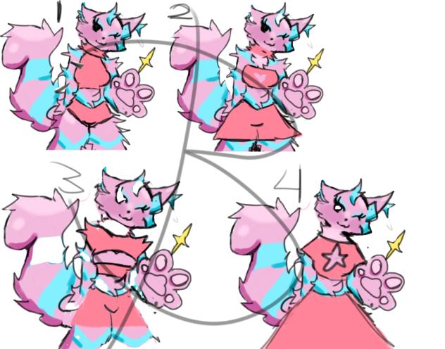 Petunia clothes variants