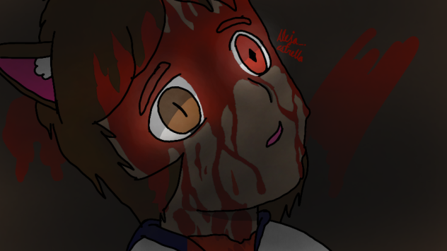 Aleja con Sangre en la Cara
