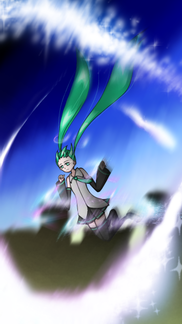 初音ミク。