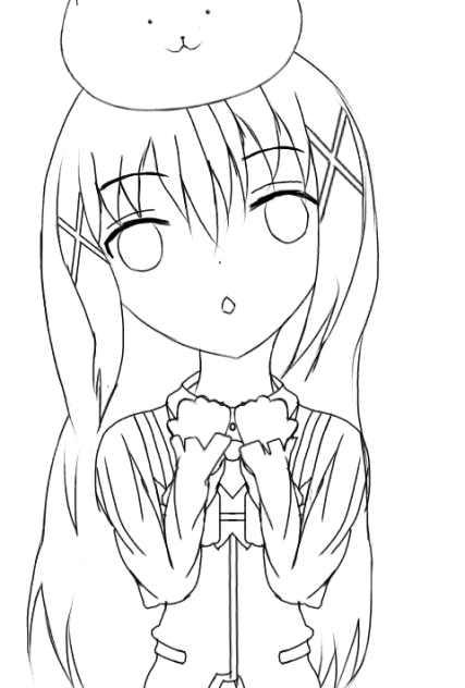 Chino Colouring Page