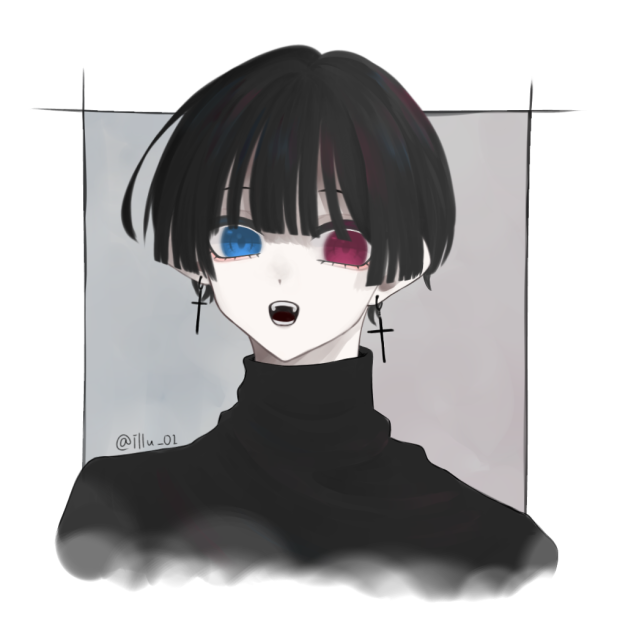 オッドアイ💙❤