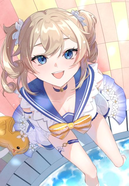 冷たくて気持ちいいよ〜