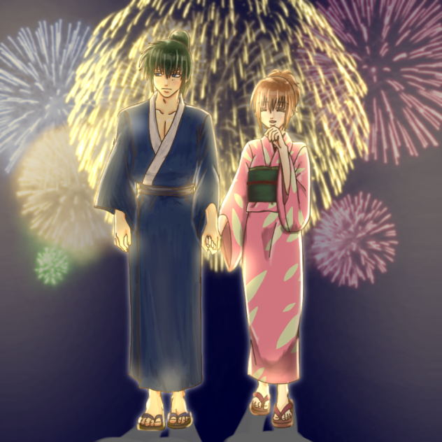 花火デート。