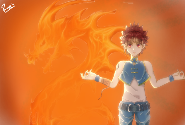 Boy with Dragon