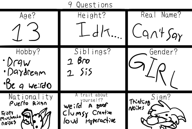 9 Questions collab - ibisPaint