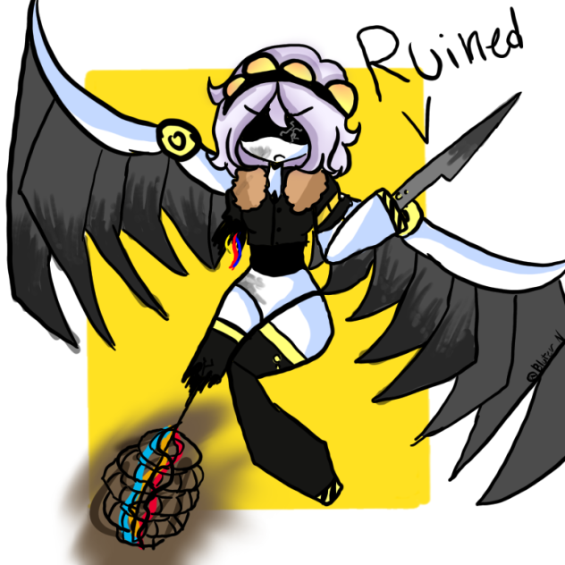 ruined V Au drawing murder drones