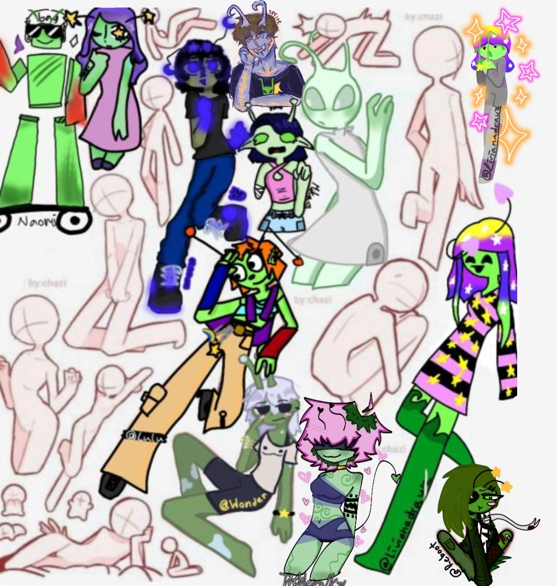 Alien collab! - ibisPaint