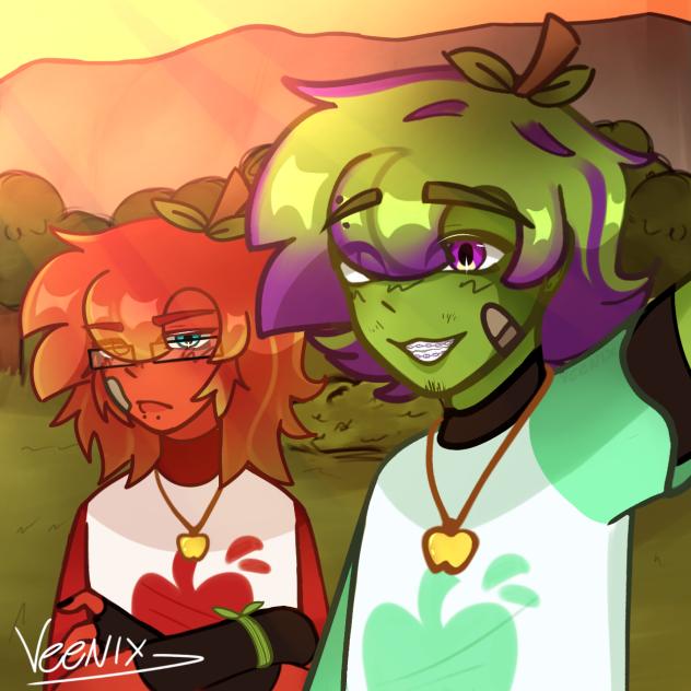 Morajo e Torajo‼️🍎🍏 - Brothers ♡