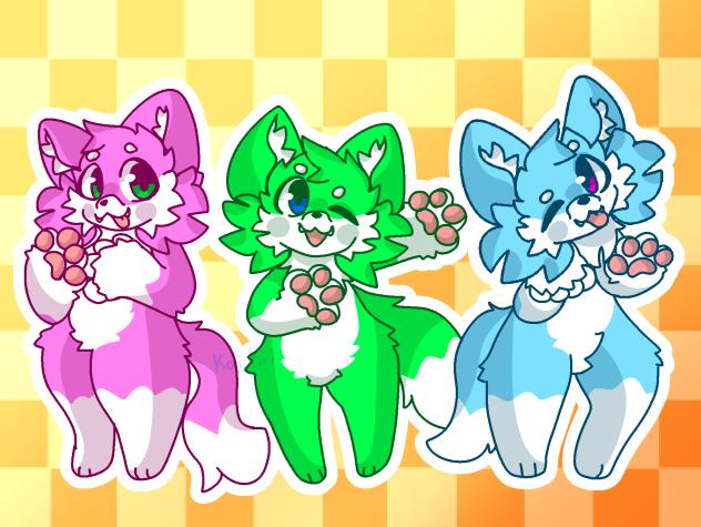 💜💚💙