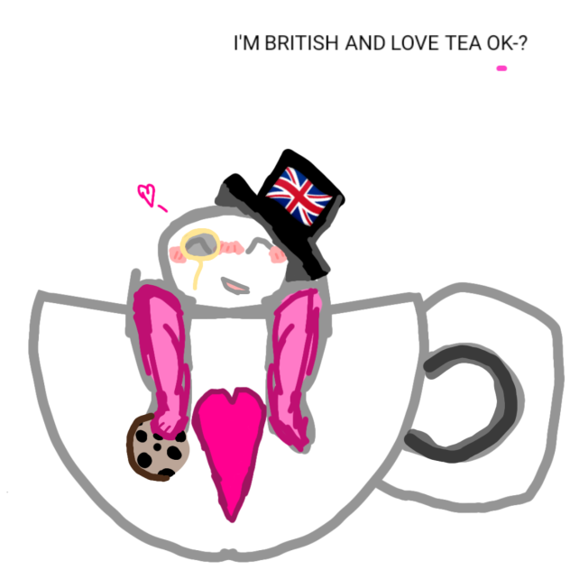 lil british bean in a,cup