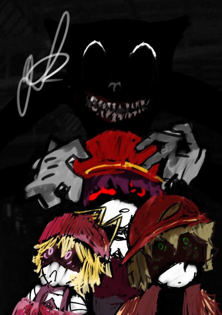 Trapped trio