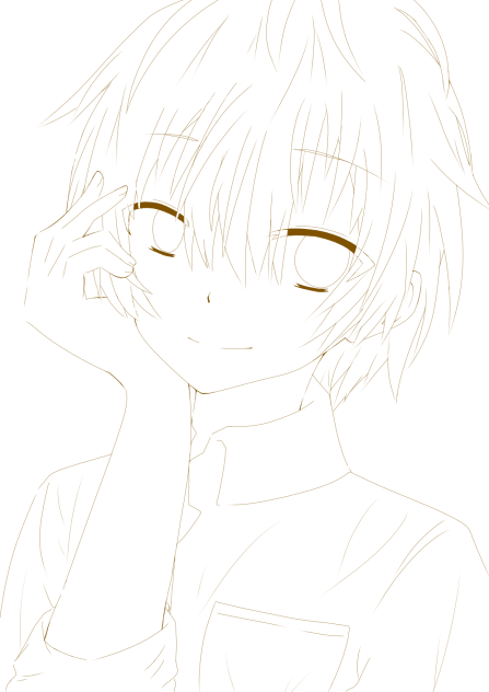 すたんちゃん 線画 Ibispaint