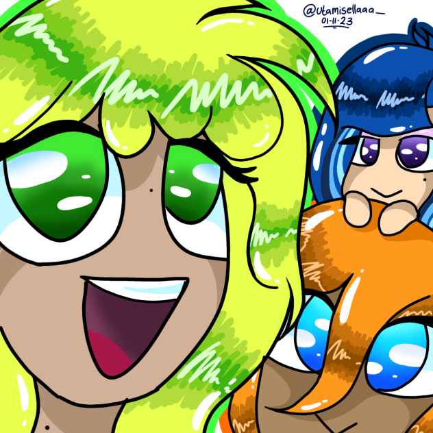 💚🧡💙 lines - ibisPaint