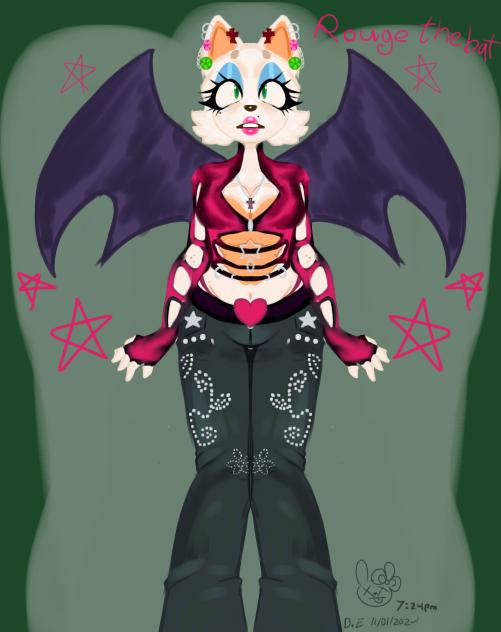 Rouge the bat more au content 🩷