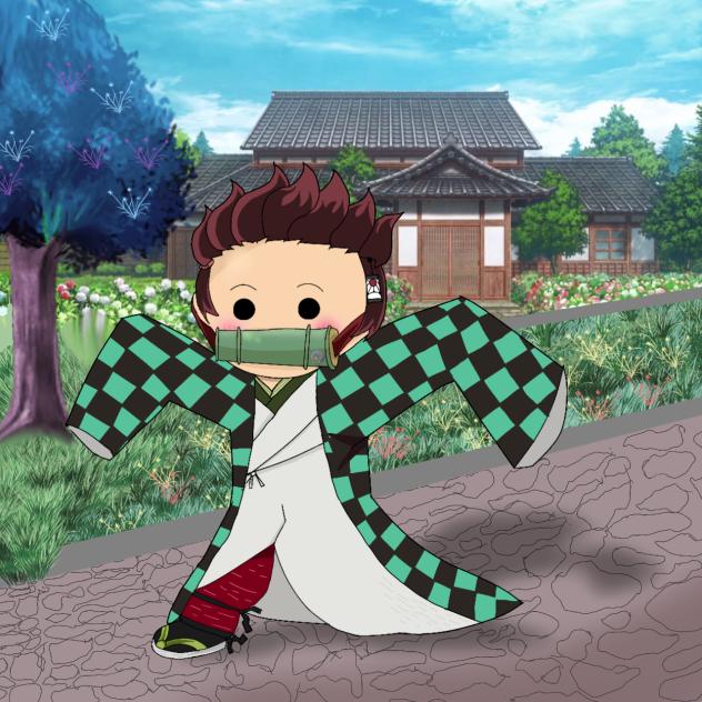 tanjiro swapped cute