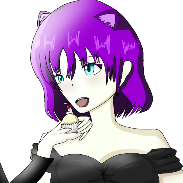 anime girl💜💙🖤