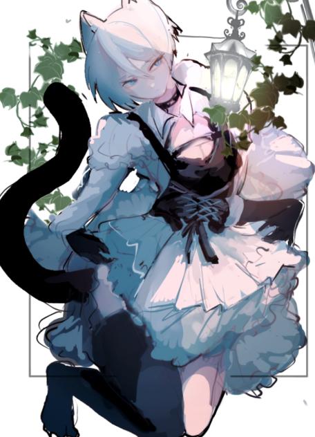 猫耳メイド　差分