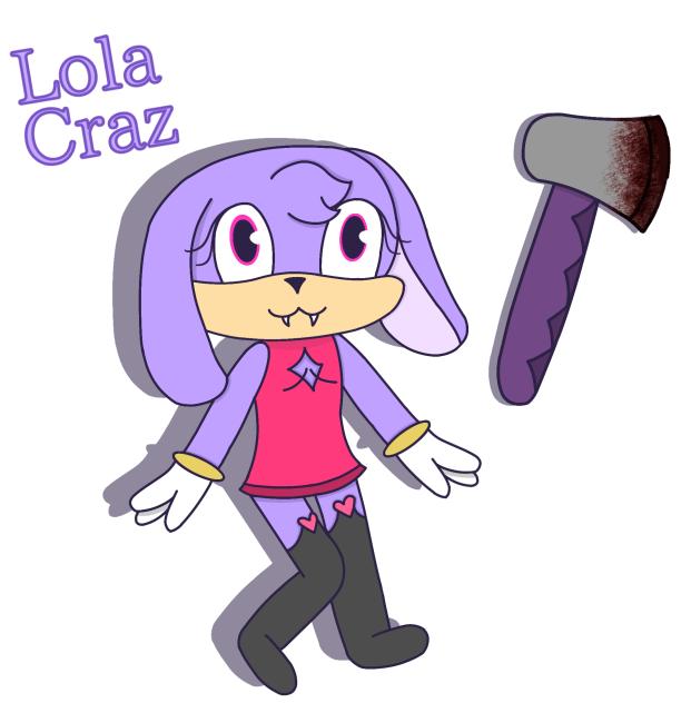 Sonic oc. Lola Craz