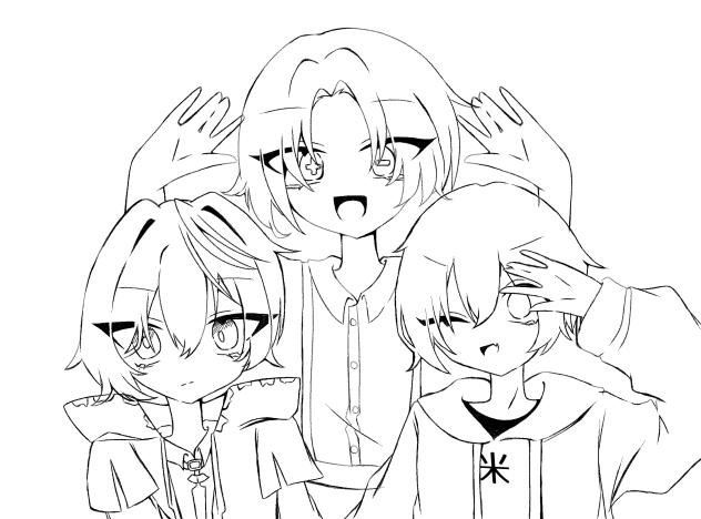 50万人記念のイラスト線画 - ibisPaint