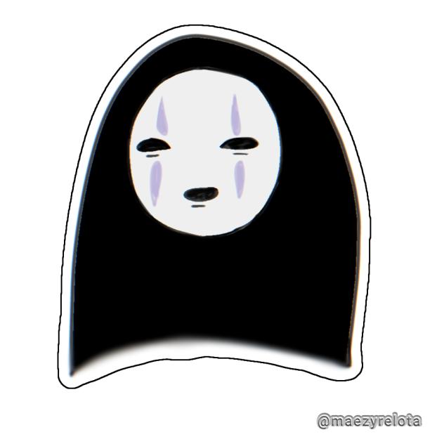 no face sticker