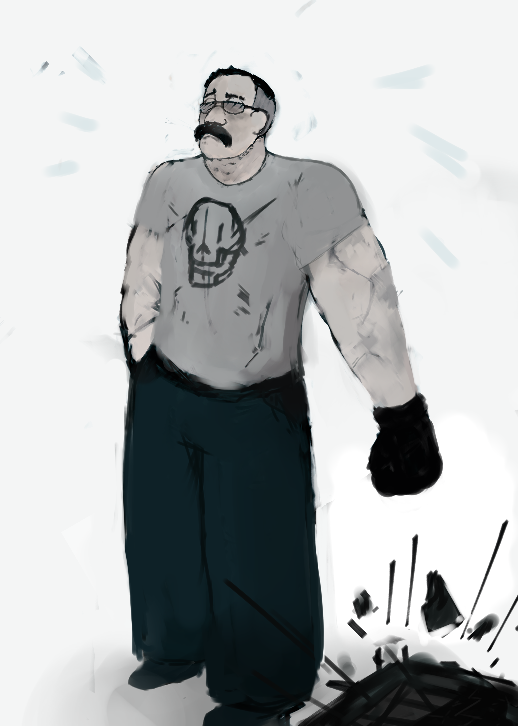 just a man - ibisPaint