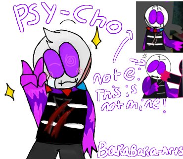 Psycho drawing. Art is not mine! - ibisPaint