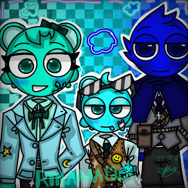 SIBLINGS!!! 💚🩵💙