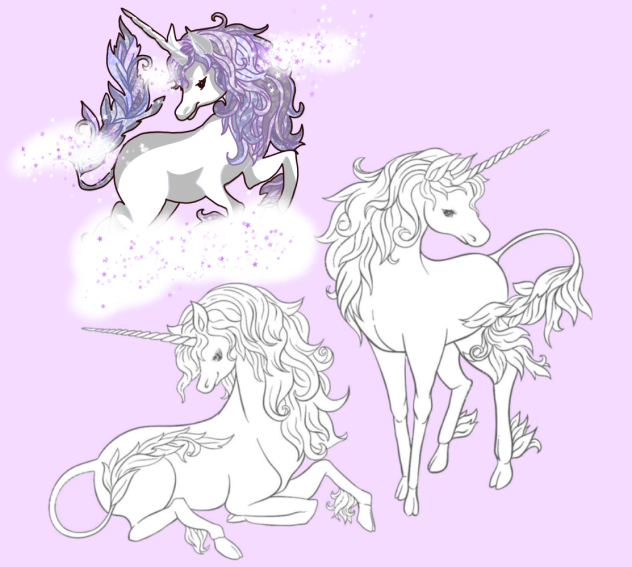 3 unicorn collab - ibisPaint
