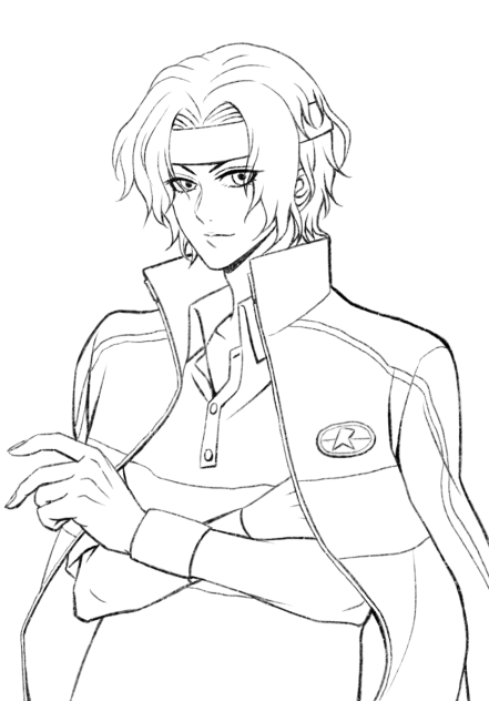 幸村精市　線画