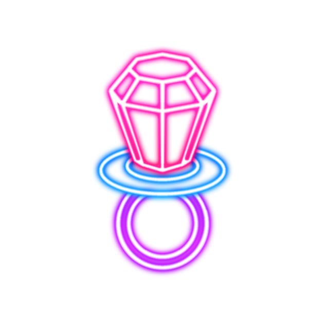 Ring pop neon sign
