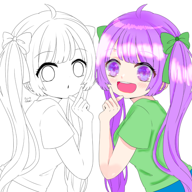 りてんと合作！