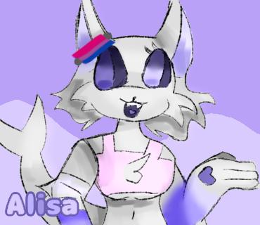 Redrawing my old fursona