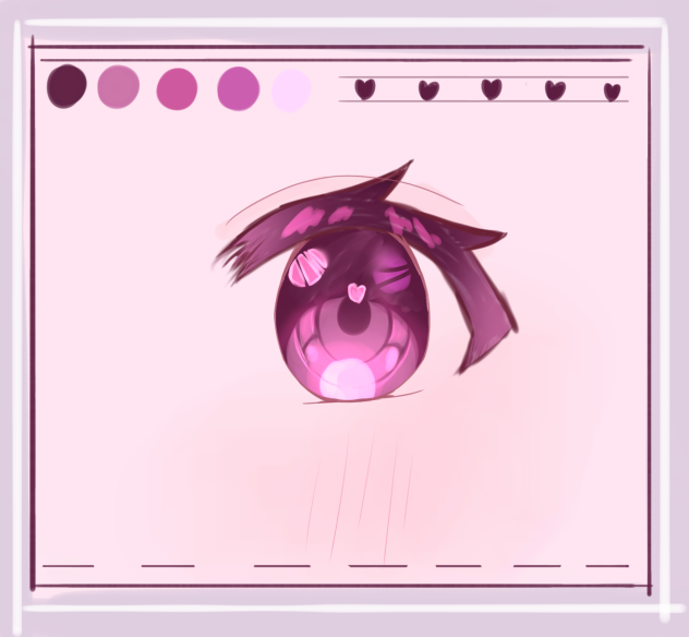 簡単で可愛い目！