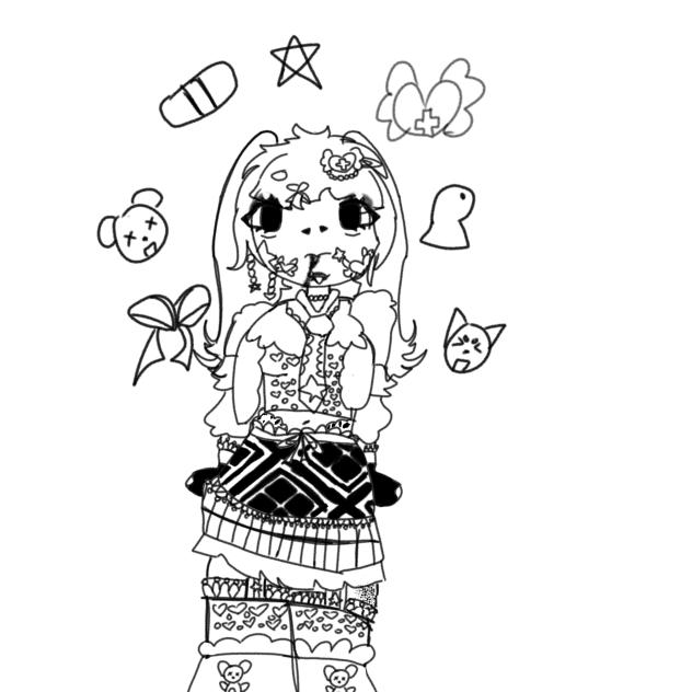 I'm not coloring ts