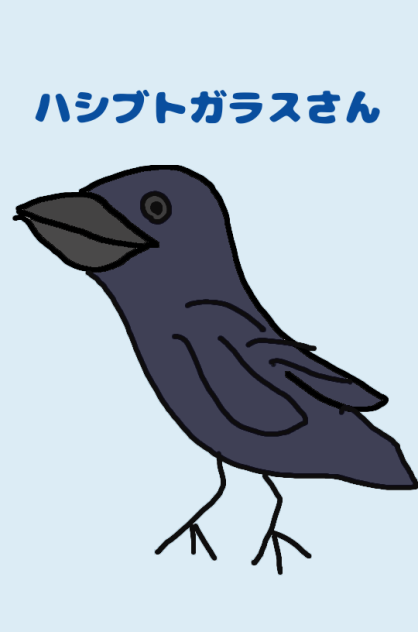 ハシブトガラスさん