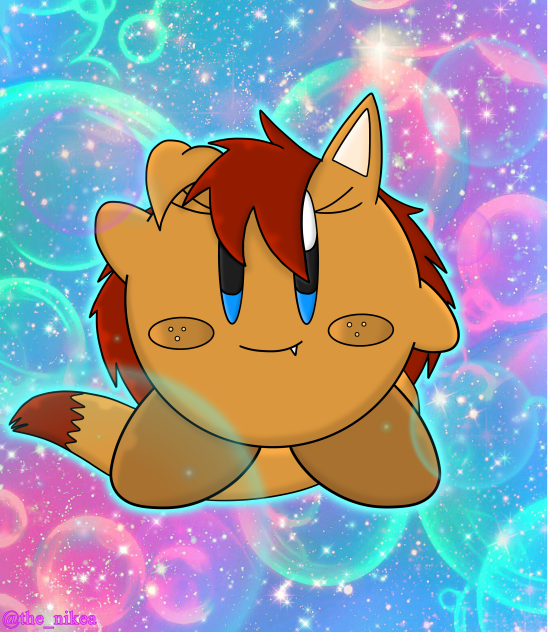 Brenna as a Kirby