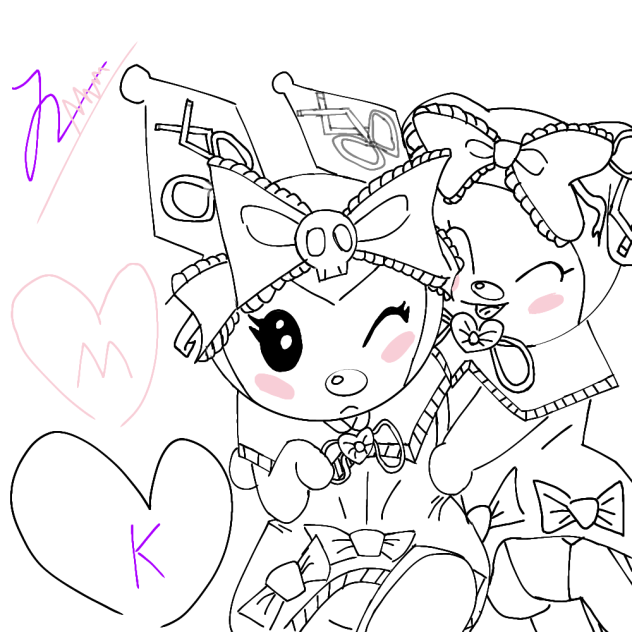 mimelody y kuromi